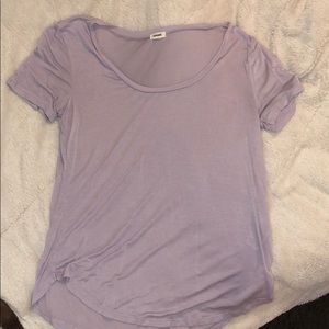 Light purple top from Garage